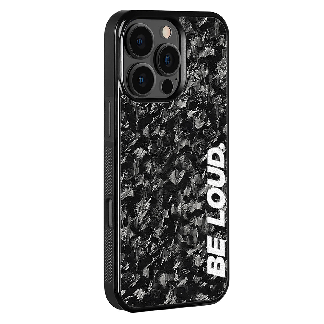 'BE LOUD.' x SCF - Carbon Fiber iPhone Case