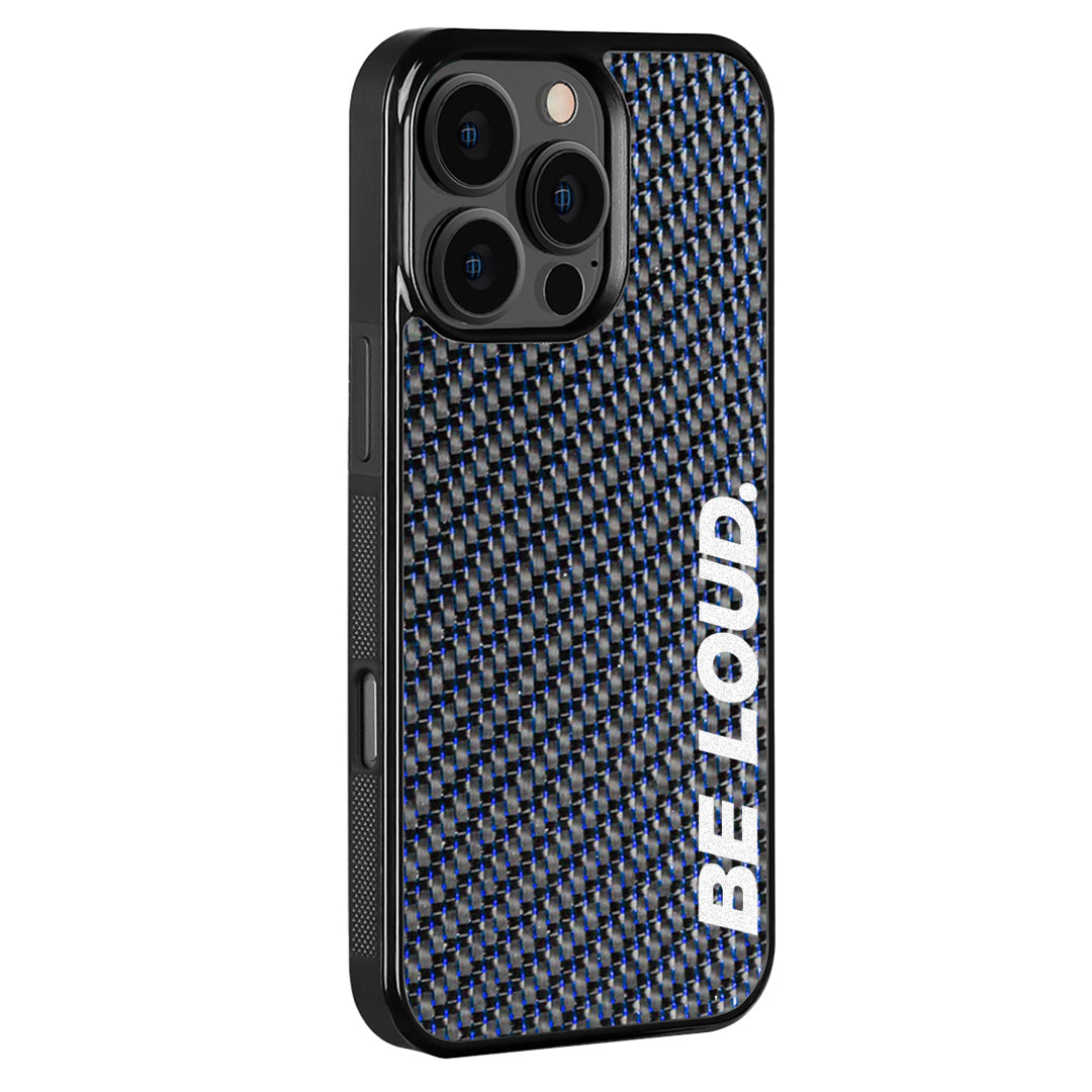 'BE LOUD.' x SCF - Carbon Fiber iPhone Case