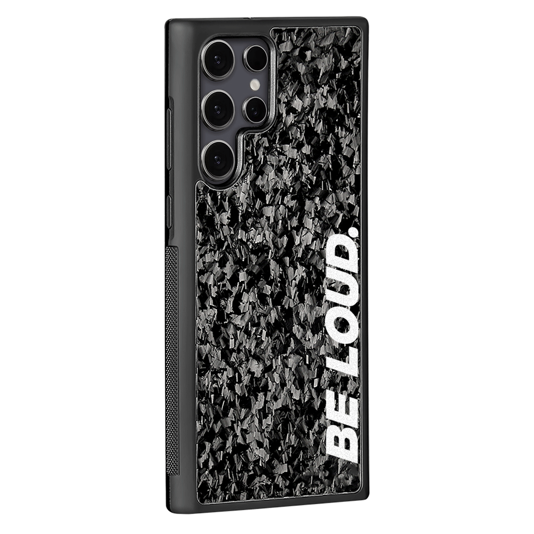 'BE LOUD.' x SCF - Carbon Fiber Samsung Case